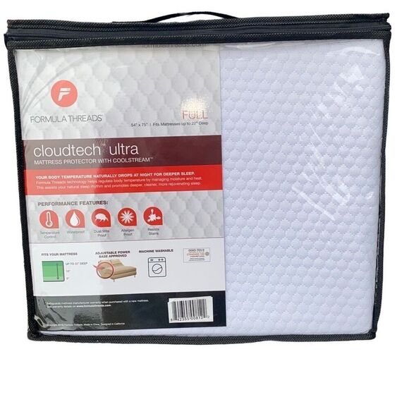 Formula Threads NWT Cloudtech Ultra Full Size 54x75  Waterproof Allergen Proof - Picture 2 of 3
